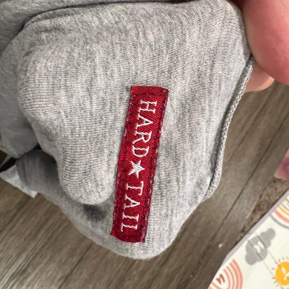 Hard Tail Forever Medium Gray Solid Long Sleeve D… - image 2